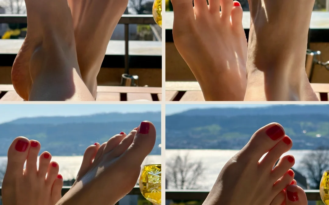 His lust for her feet